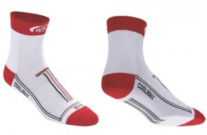 BBB TechnoFeet long white red (BSO-02_white red)