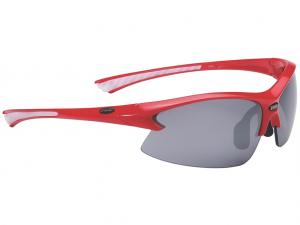 BBB Impulse PC Smoke flash mirror  lens white tips red