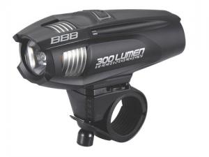 BBB Strike 300 lumen LED black rechargealbe lithium io