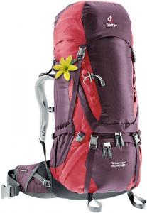 Deuter 2016-17 Aircontact 60 + 10 SL aubergine-cranberry